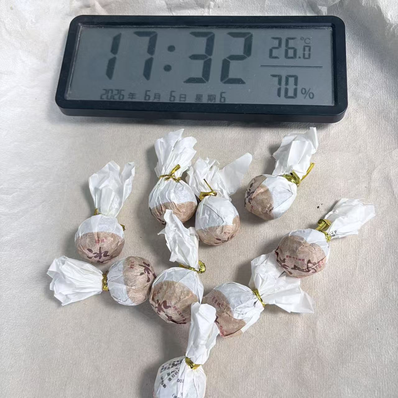【020】2018年地界龙珠.熟茶.8克/颗 -6月6日普洱茶