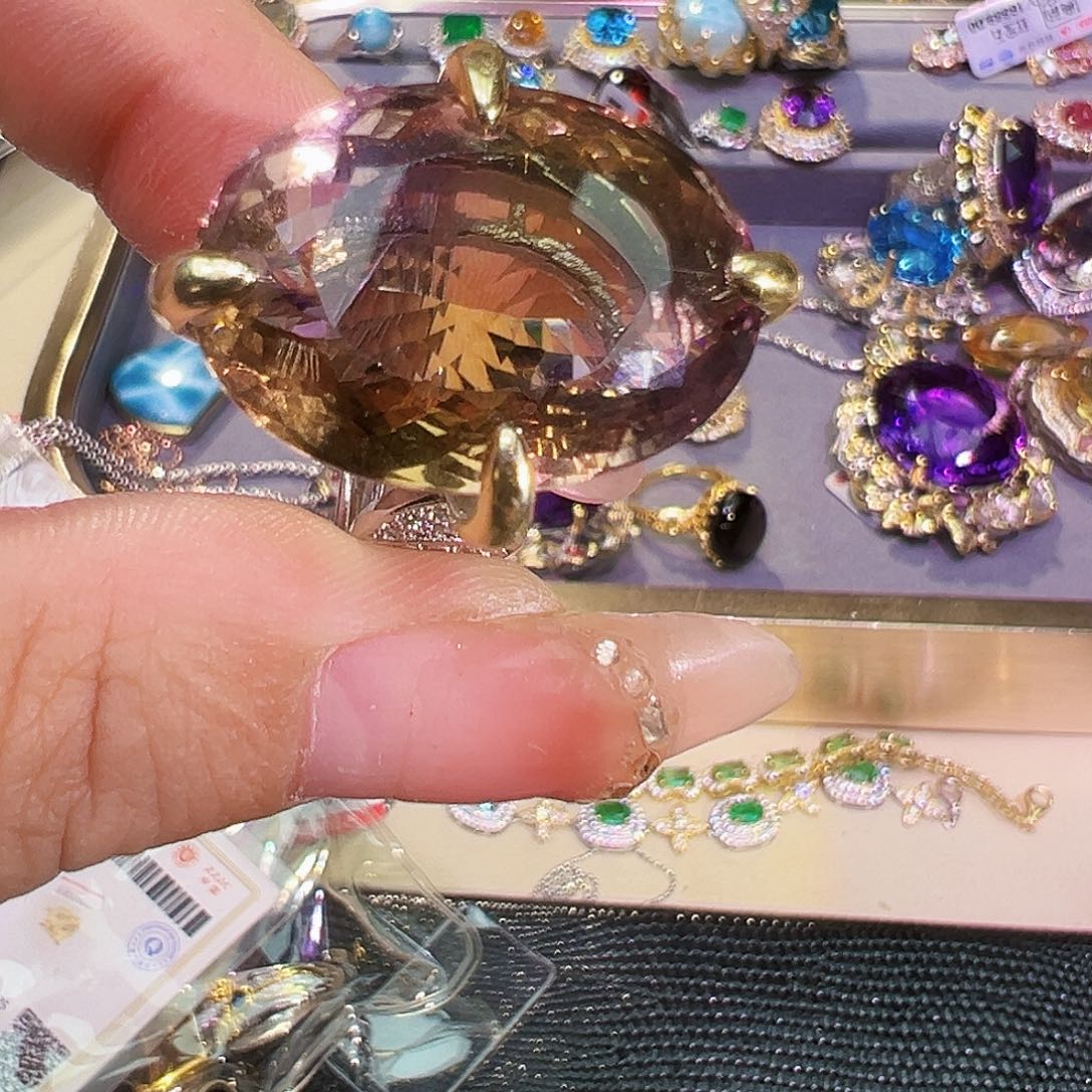 银S925镶嵌珠宝半成品水晶苏*