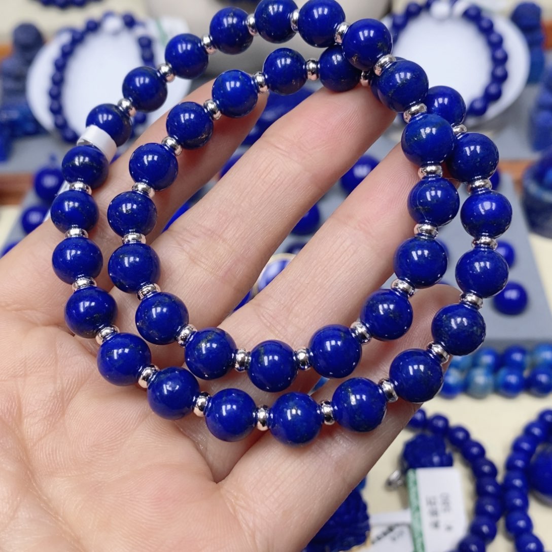 青金石未镶嵌手链