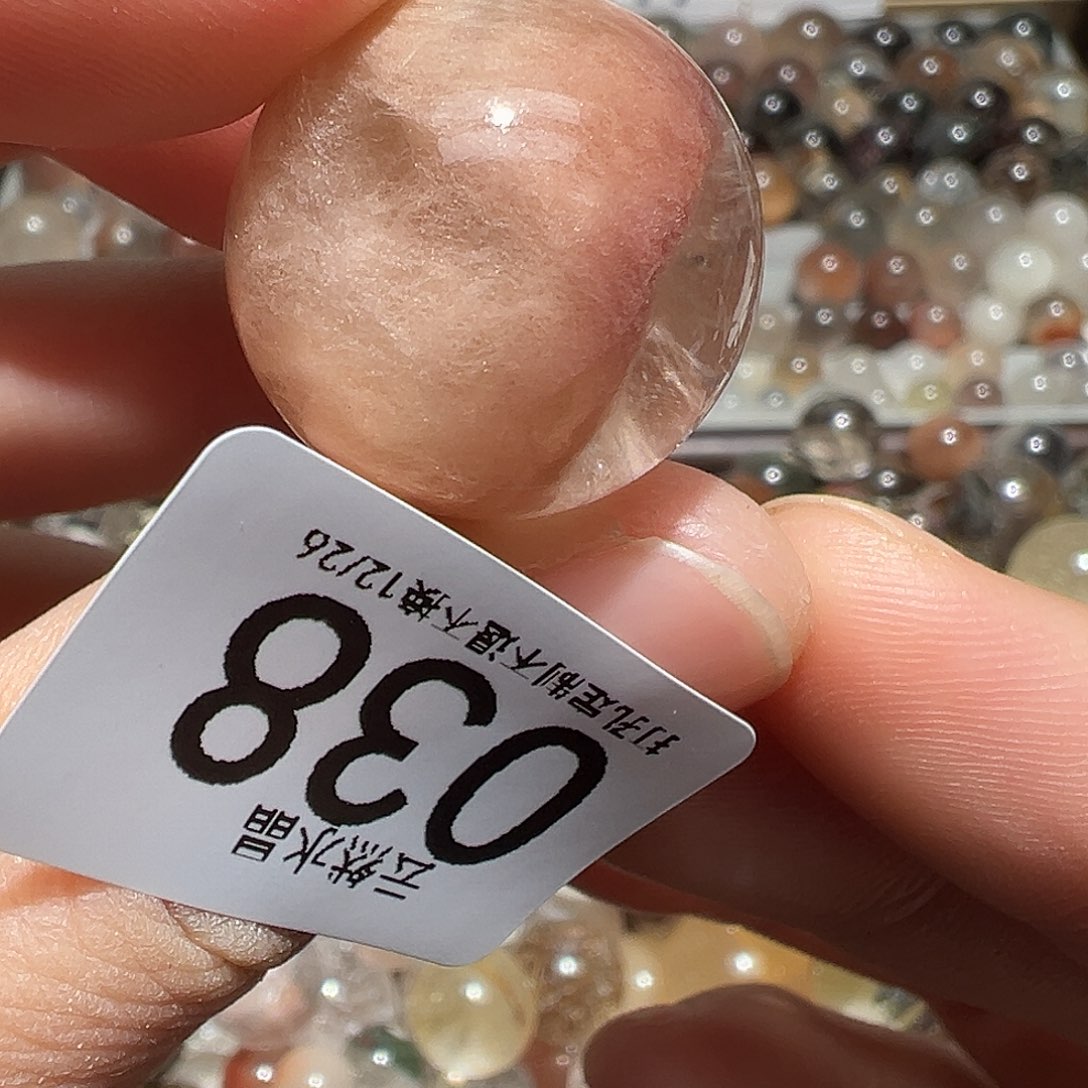 半***吃水晶未镶嵌珠宝半成品