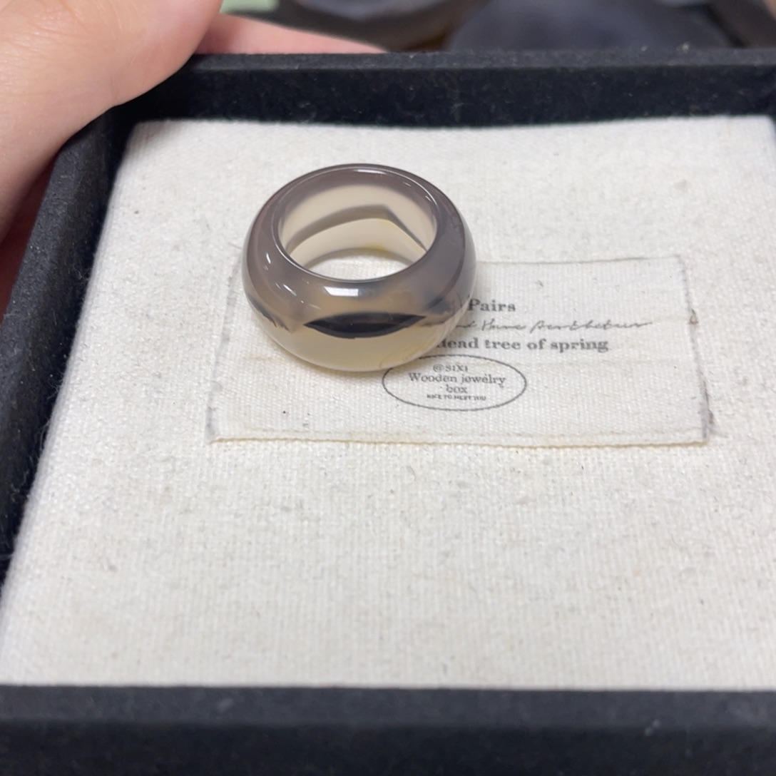 玛瑙/玉髓合金戒圈