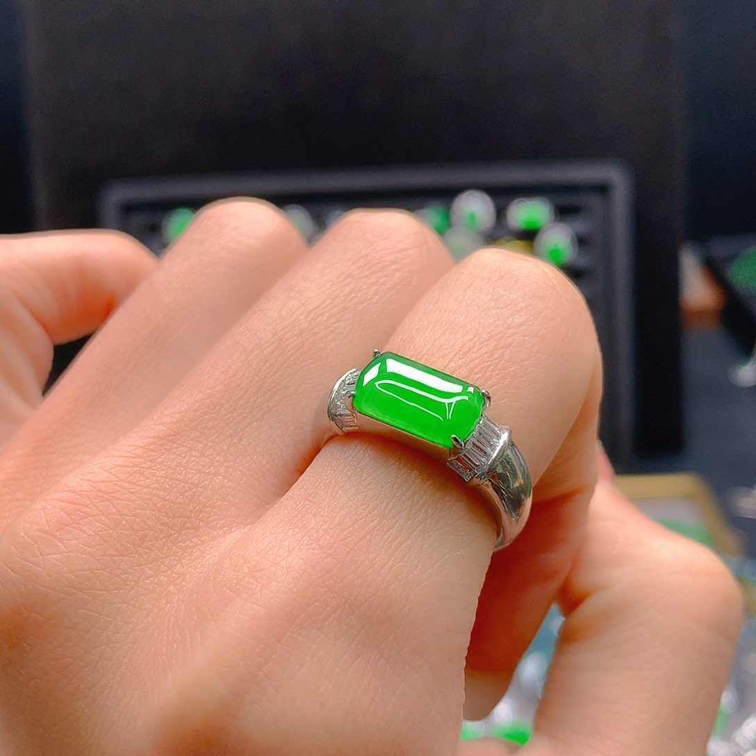 未镶嵌戒指翡翠天然翡翠