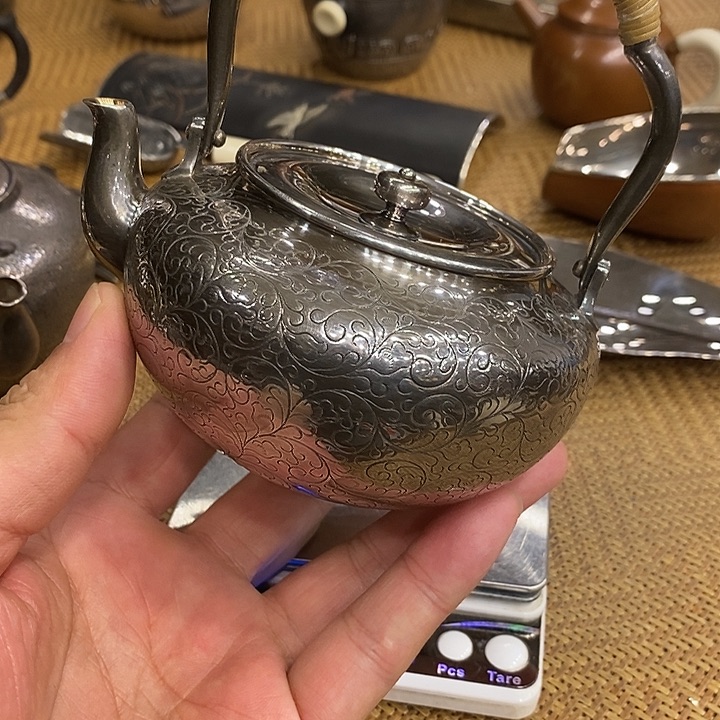 烧*杯纯银银壶纯银银壶