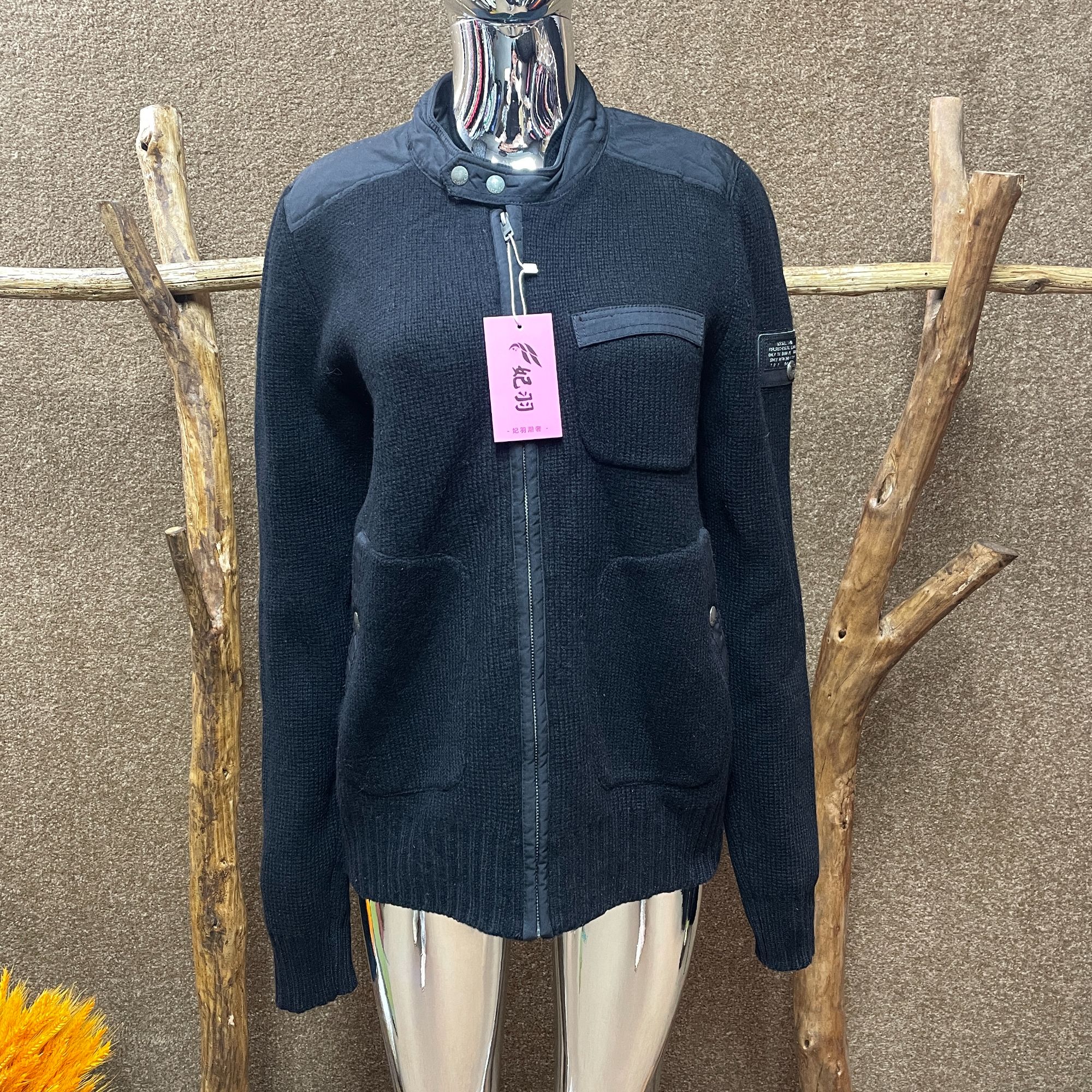 99新  DIESEL/迪赛  纯色夹克外套 L码