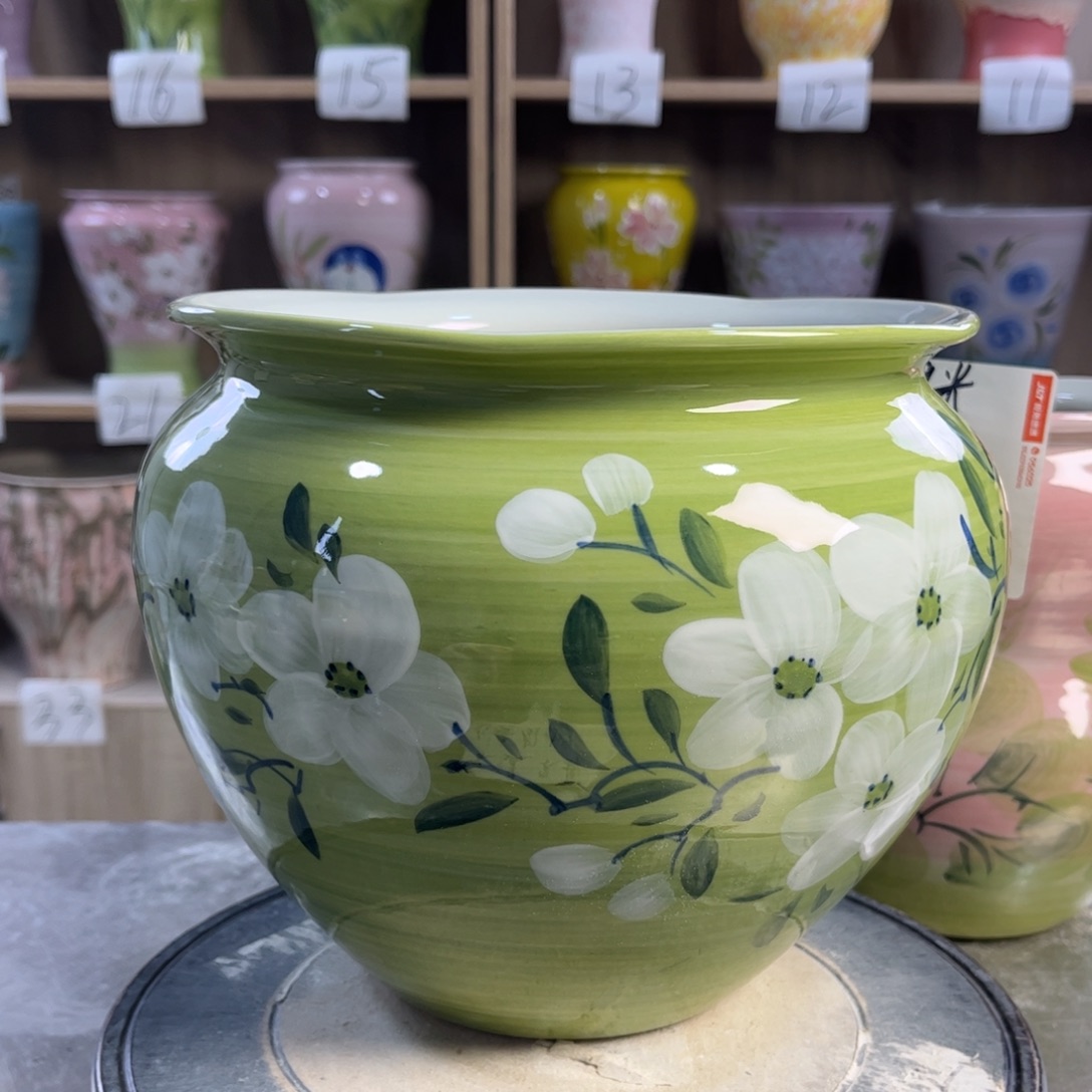 景德镇陶瓷花盆花盆