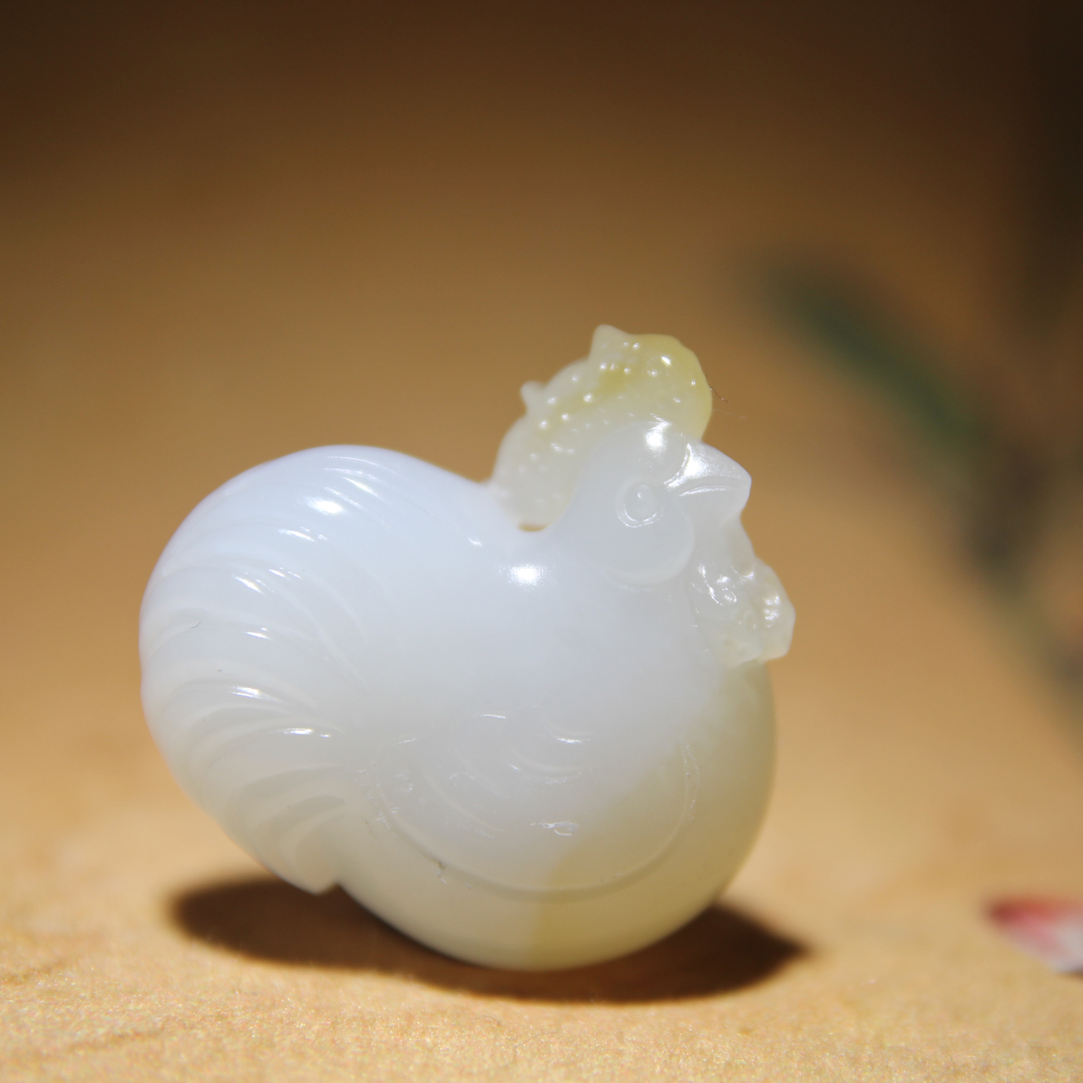 【苏州峰玉坊】精品和田玉大吉大利挂坠