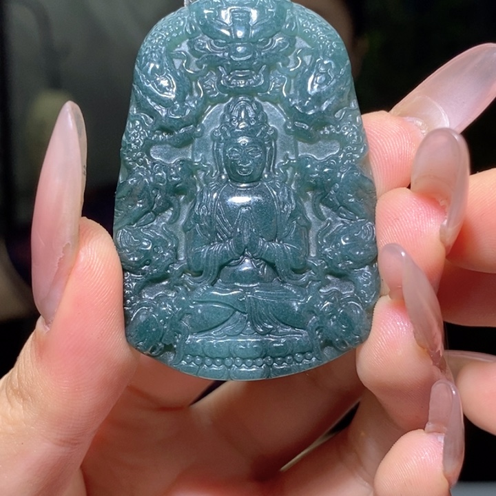 翡翠挂件未镶嵌多样性发货