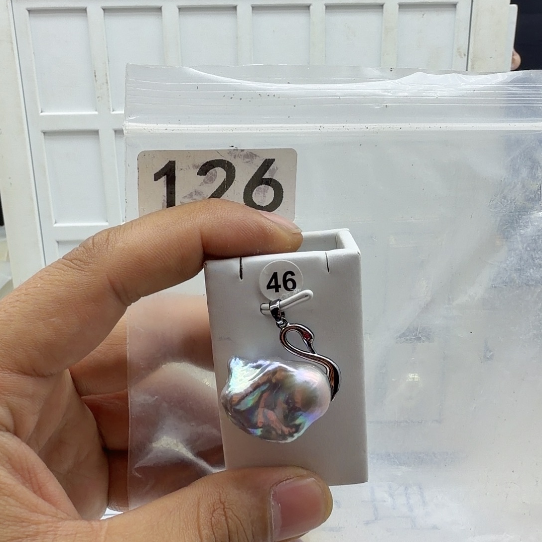 颈饰合金淡水珍珠