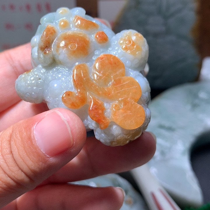 翡翠未镶嵌颈饰保真天然A货翡翠