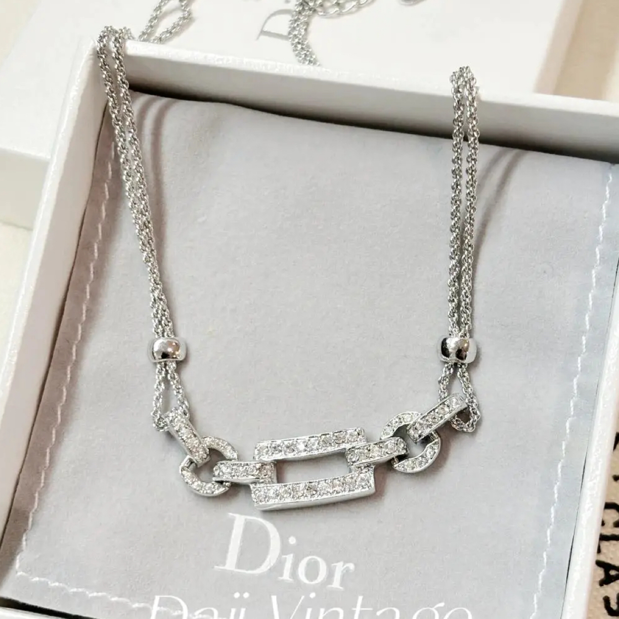 95新 DIOR/迪奥 大吉中古2/Dior迪奥双层项链