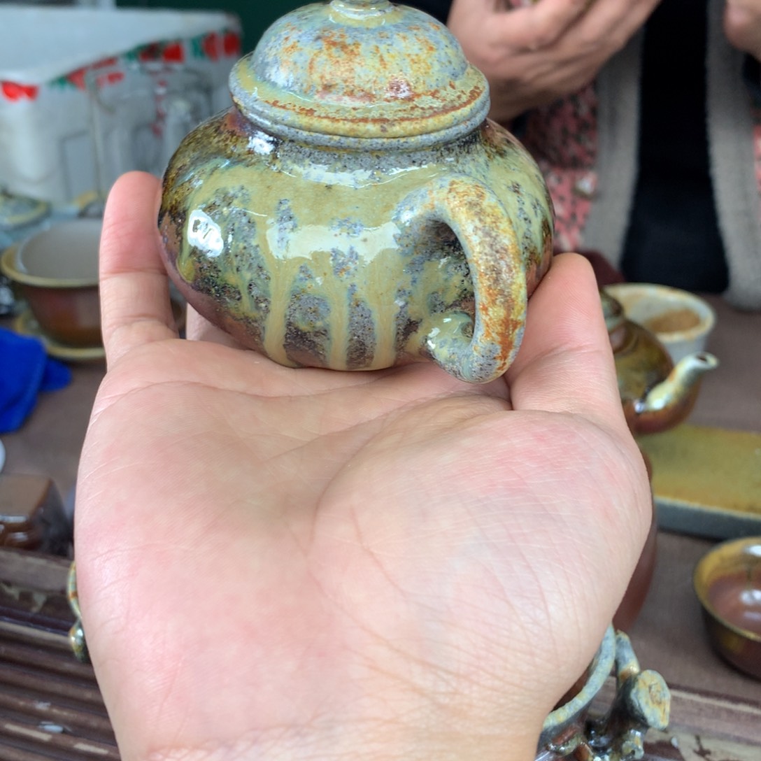 紫砂柴烧纯自然柴烧