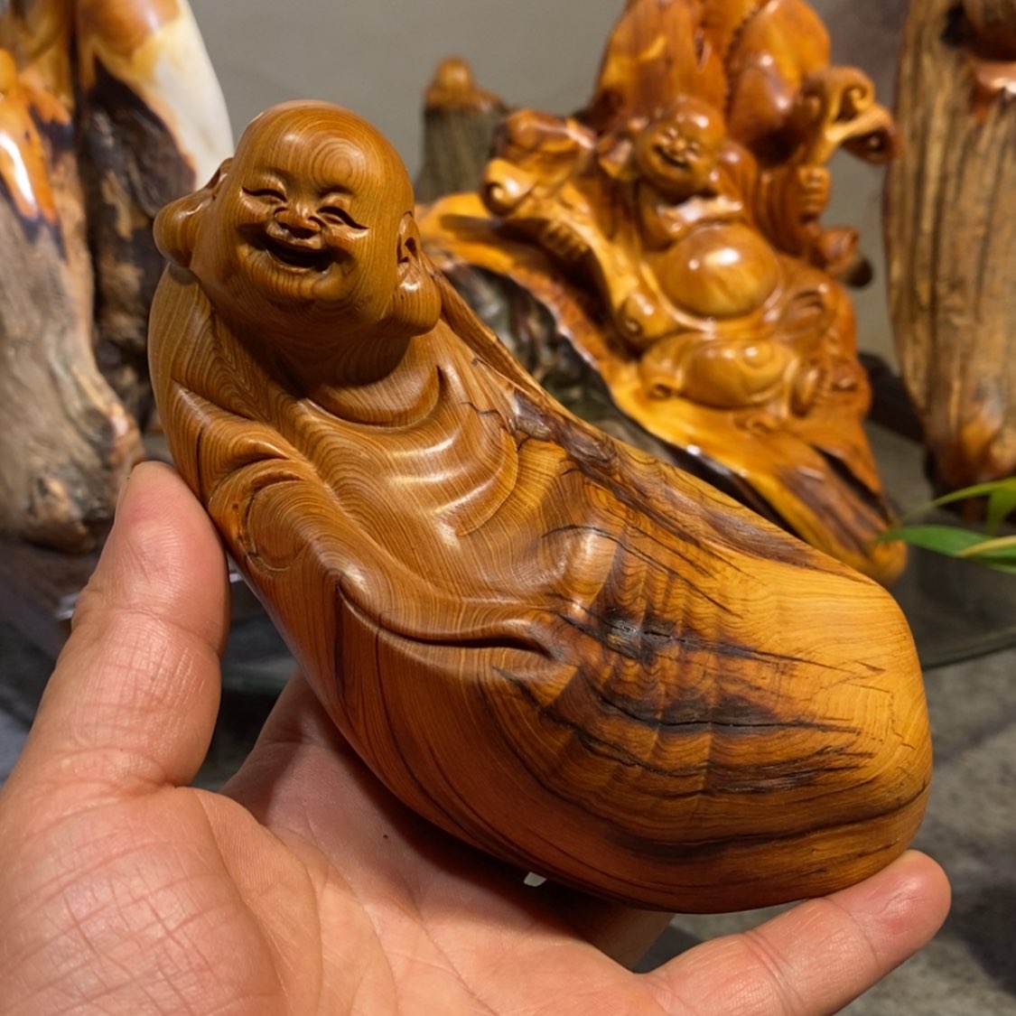 【闪购商品】柏木（崖柏）木雕工艺品摆件家居装饰手把件