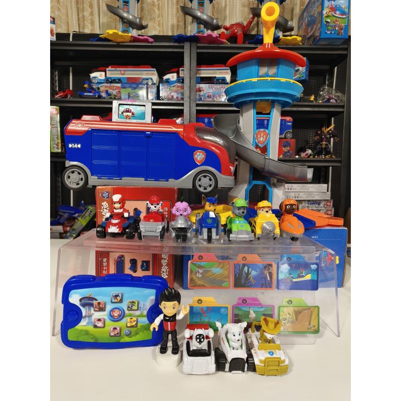 178新套餐组合（9狗超塔中巴车礼物）狗狗玩具动画片同款立大功