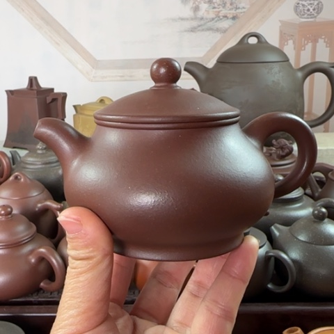 紫砂茶壶底槽清料240cc