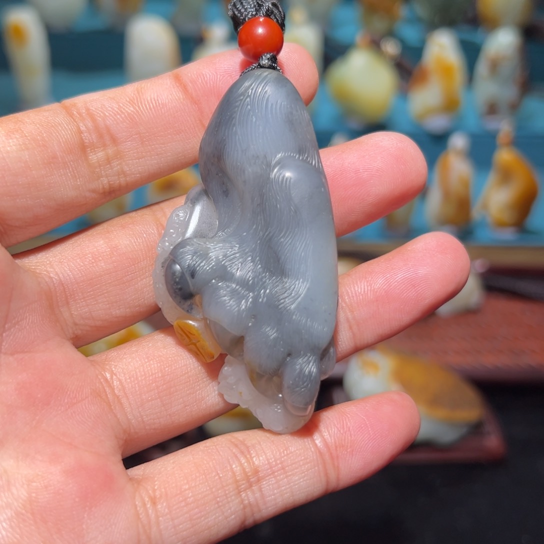 颈饰未镶嵌和田玉（子料）用****6