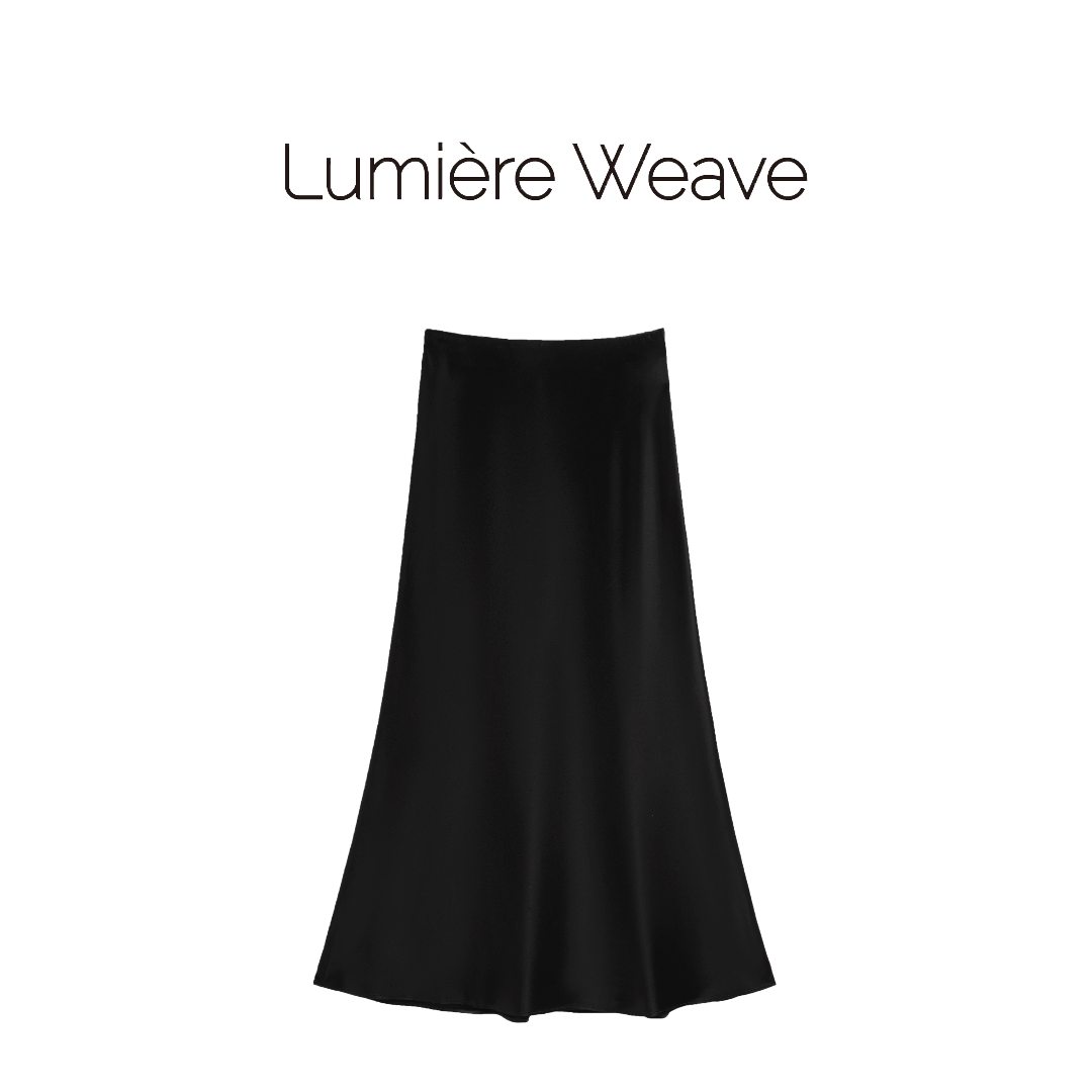 LumièreWeave 【悠扬】LWQA1007 深色半裙