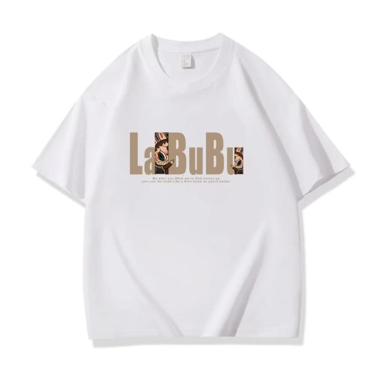 【一折粉丝福利】夏季潮牌男女同款百搭圆领T恤