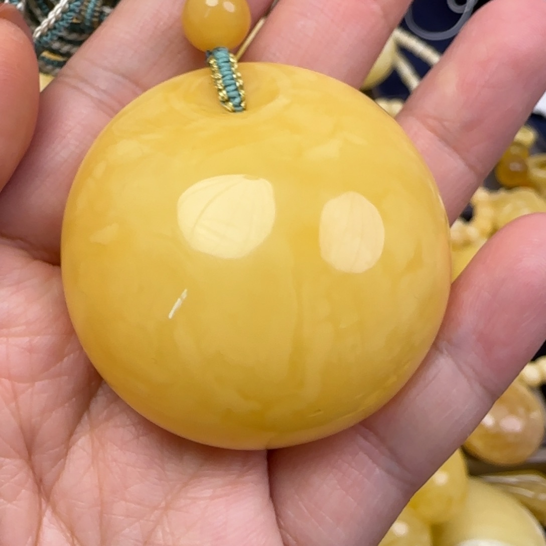 蜜蜡颈饰未镶嵌天然蜜蜡