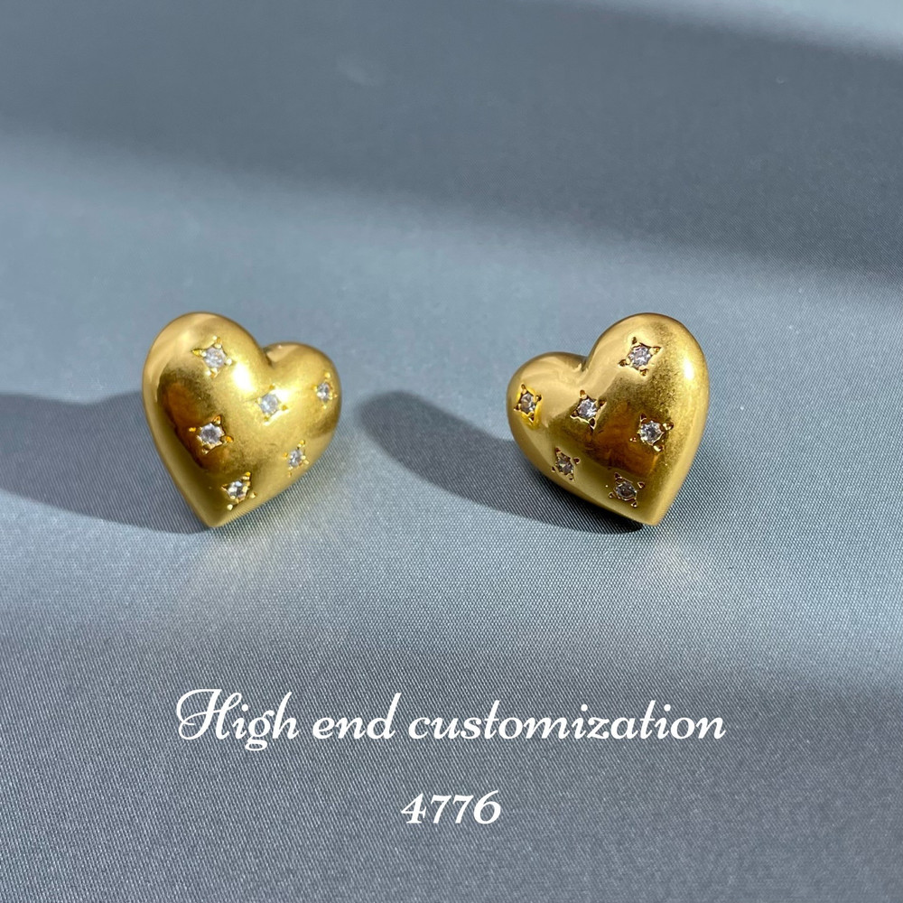 铜合金耳饰 气质时尚轻奢百搭优雅耳饰-4776