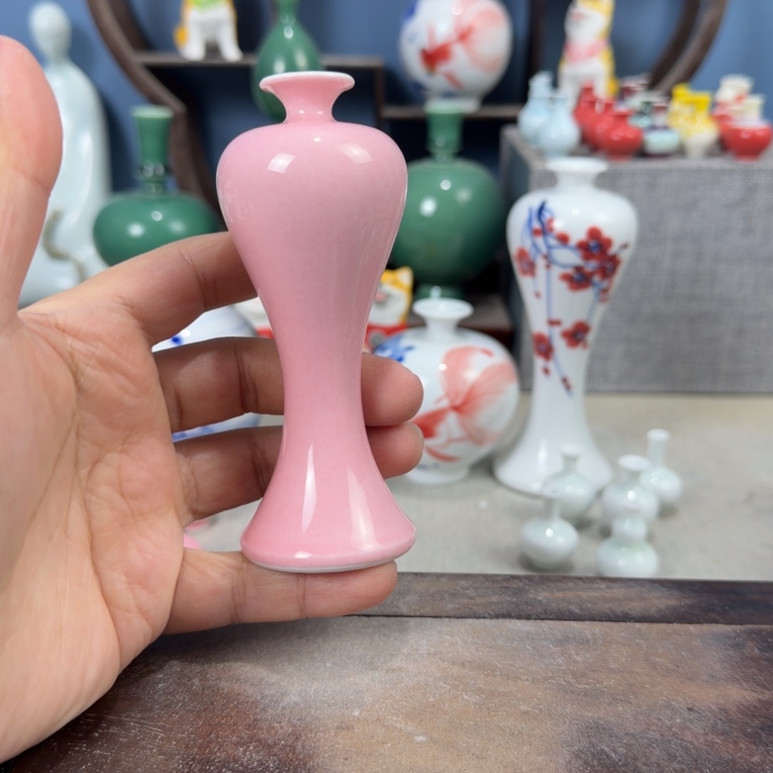 陶瓷手工小花器摆件