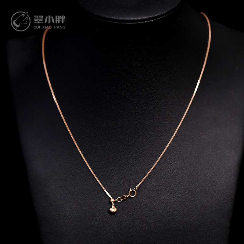 翠小胖珠宝  18K玫可调节肖邦链18英寸 正负允差0.1g 多样性发1