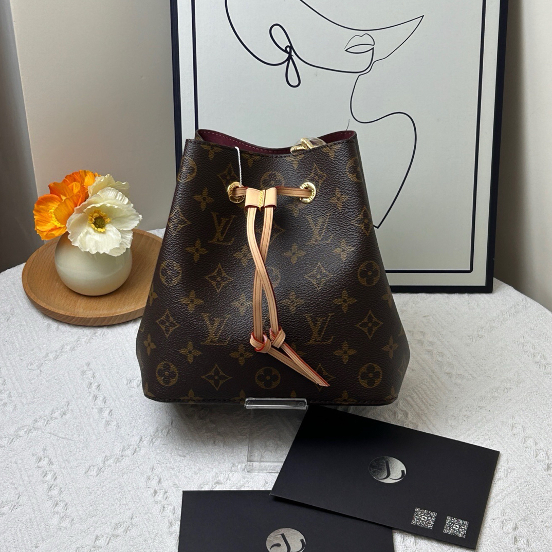 95新 LouisVuitton/路易威登 韩国小水桶老花 芯片款/JWX5637