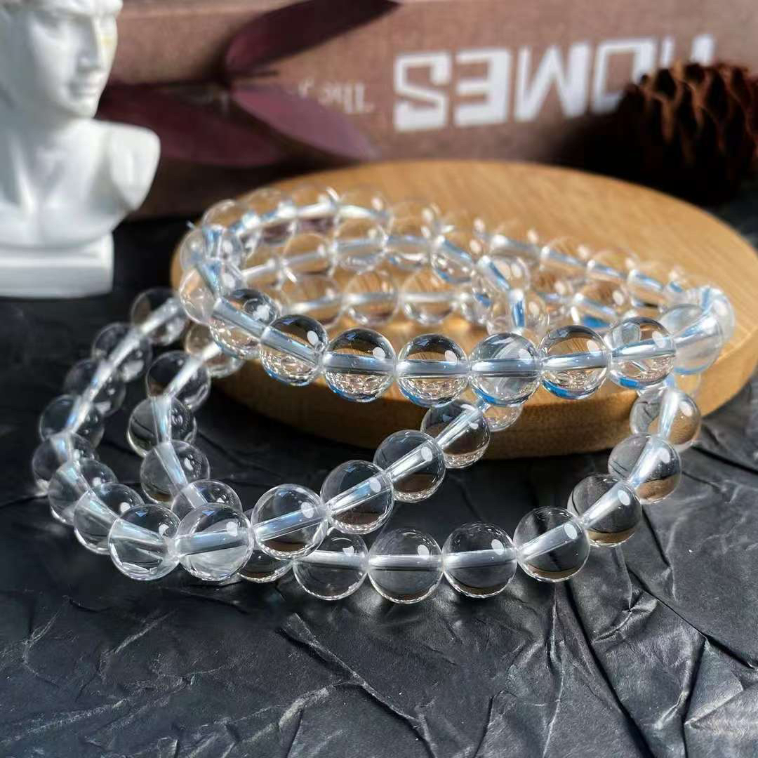 【书记甄选】天然白水晶单圈手链 多样性发一件 约7mm 6690CK