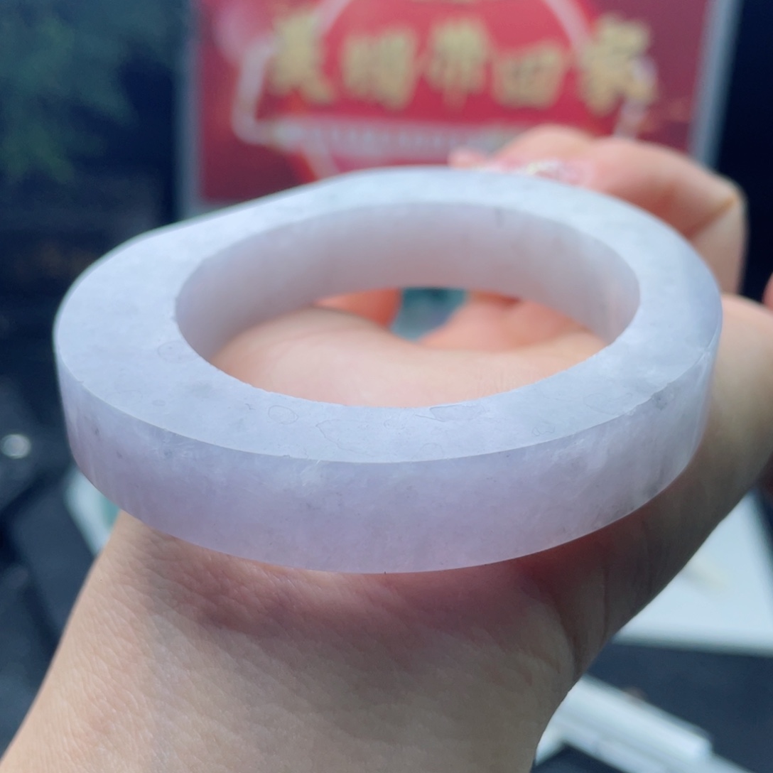 定制翡翠未镶嵌正圈手镯