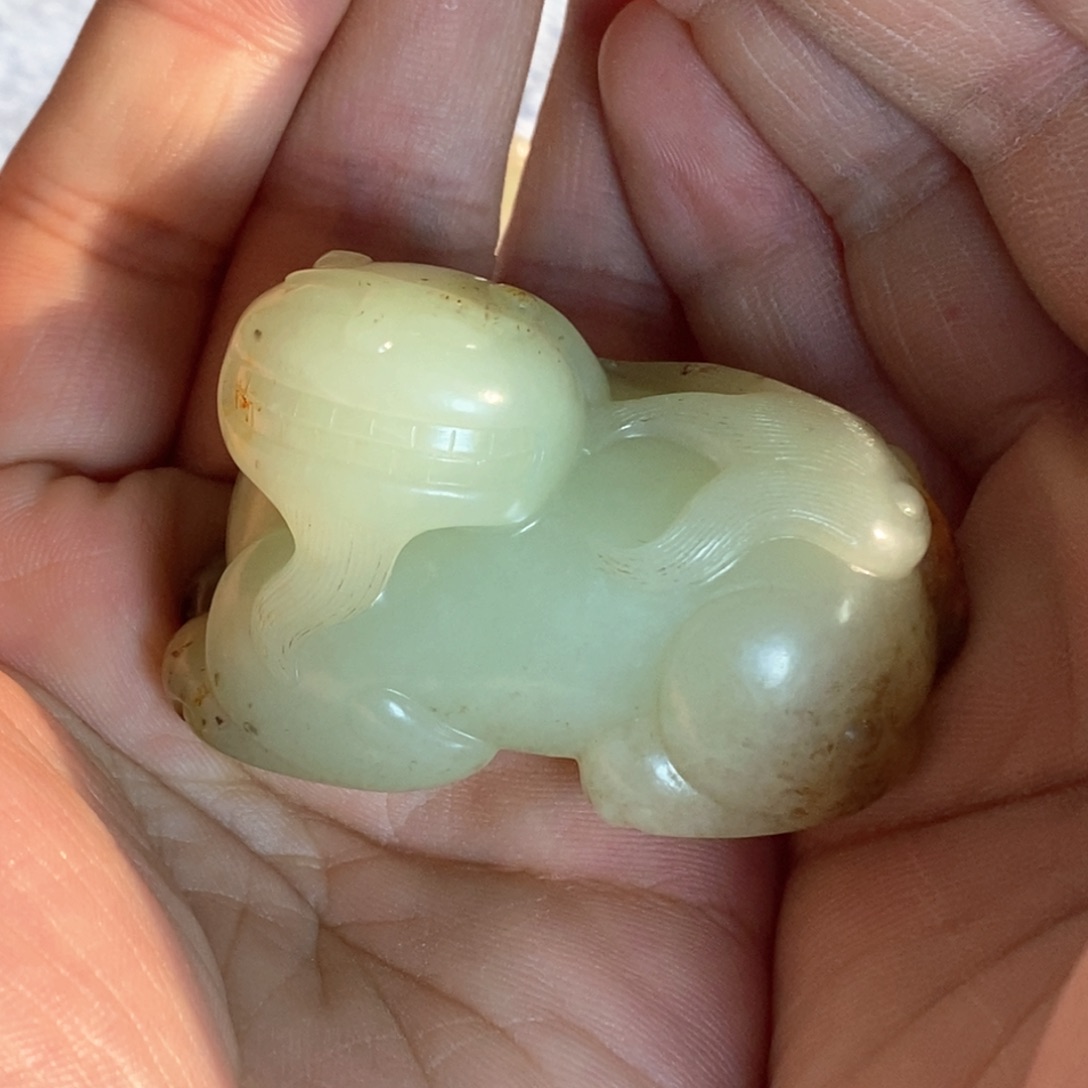 和田玉挂件未镶嵌大*明