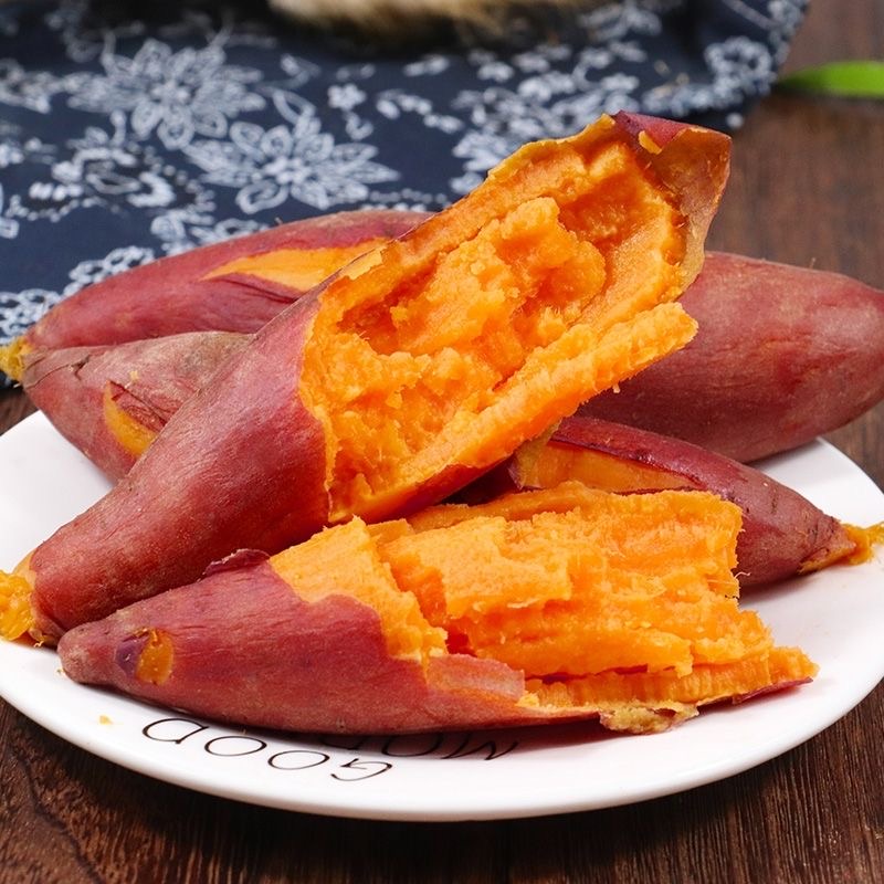 西瓜红蜜薯新鲜现挖无筋无丝软糯香甜