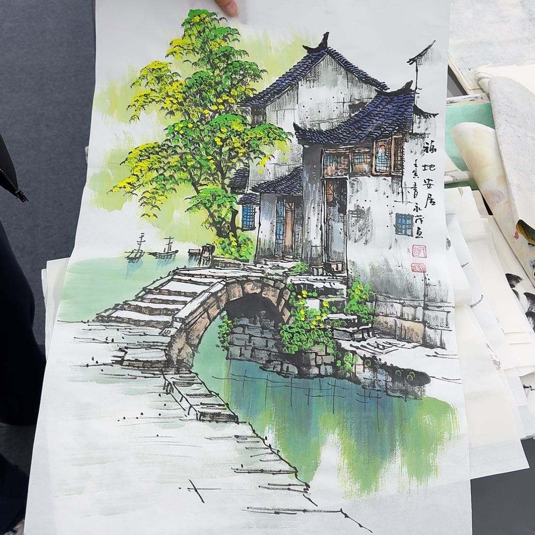 国画纯手绘作品欣赏