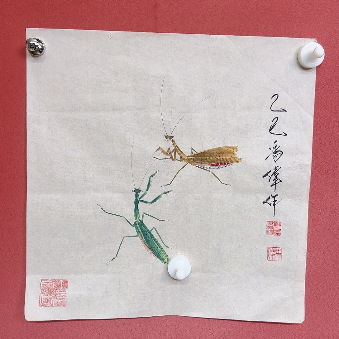 国画冯伟老师手绘作品 