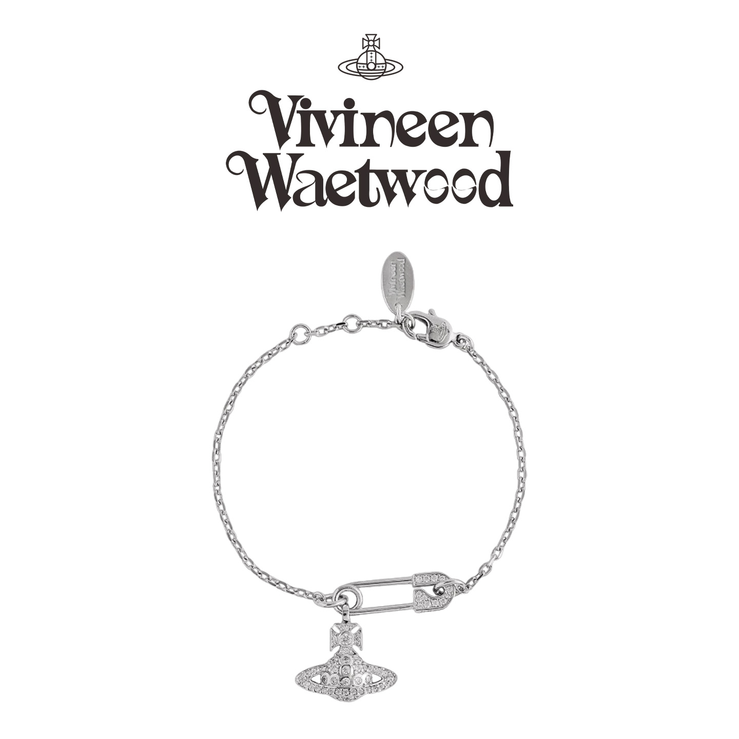 Vivireer Waetwssd 正品 土星别针手链