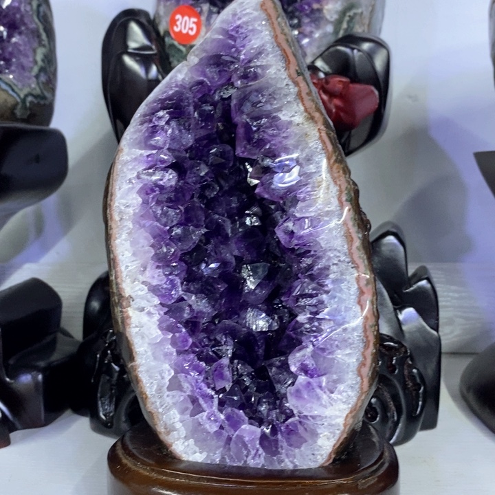 紫晶摆件未镶嵌好好