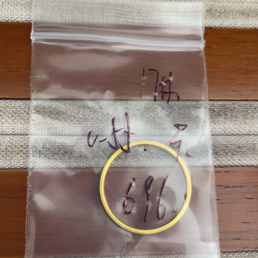 克重0.55 17号 米卡戒指 足金999