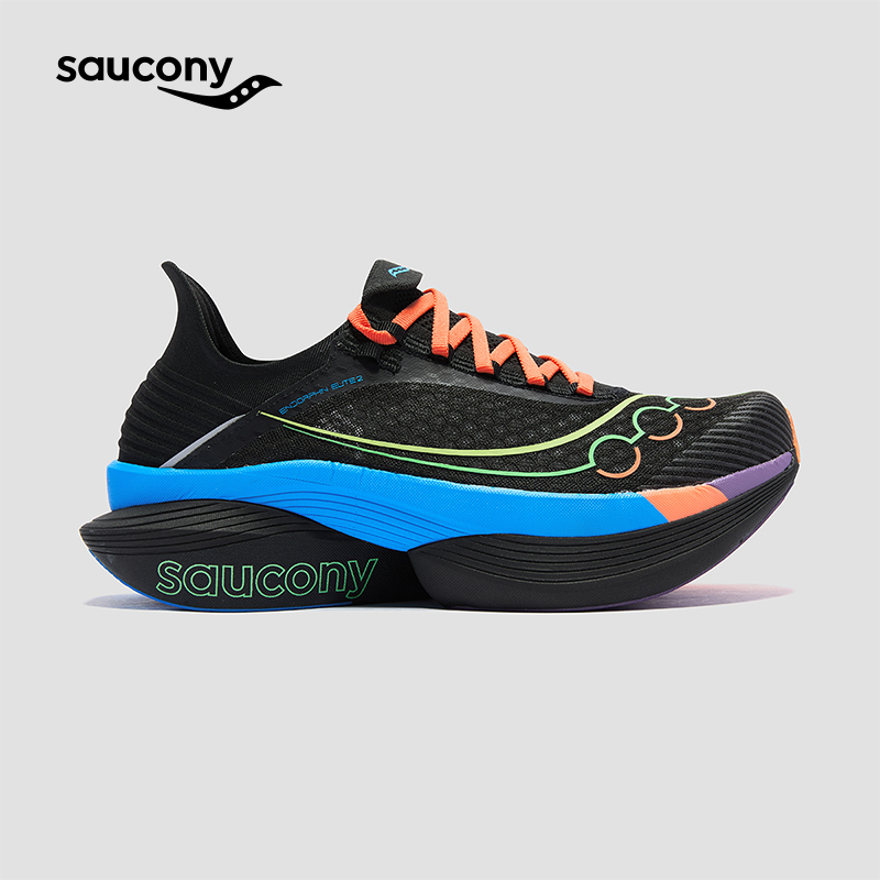 Saucony索康尼ENDORPHIN ELITE 啡翼2马拉松竞速训练碳板专业跑鞋