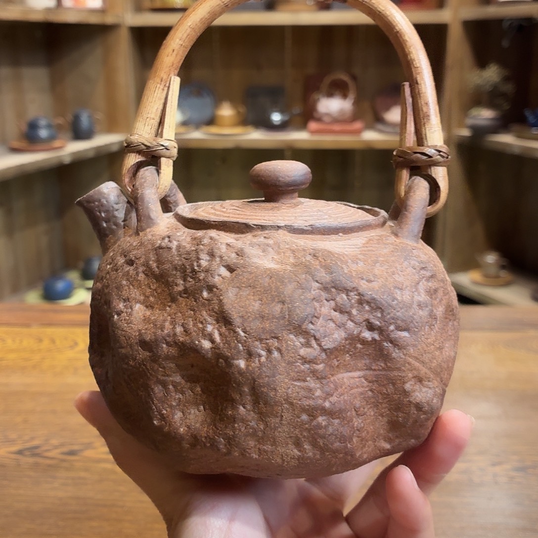 柴烧老岩泥茶器皿