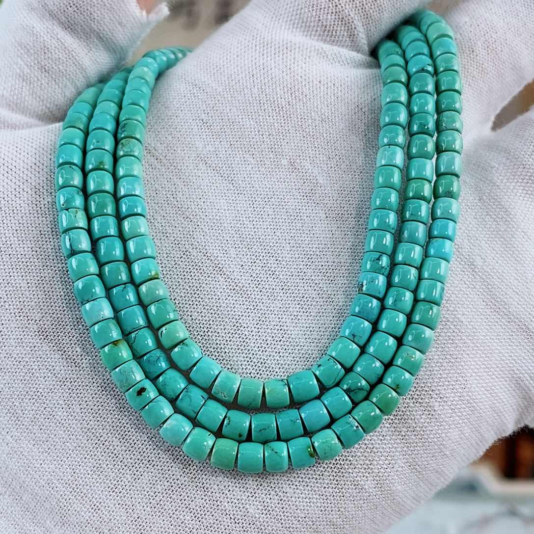 未镶嵌绿松石珠宝奇石4.2mm+