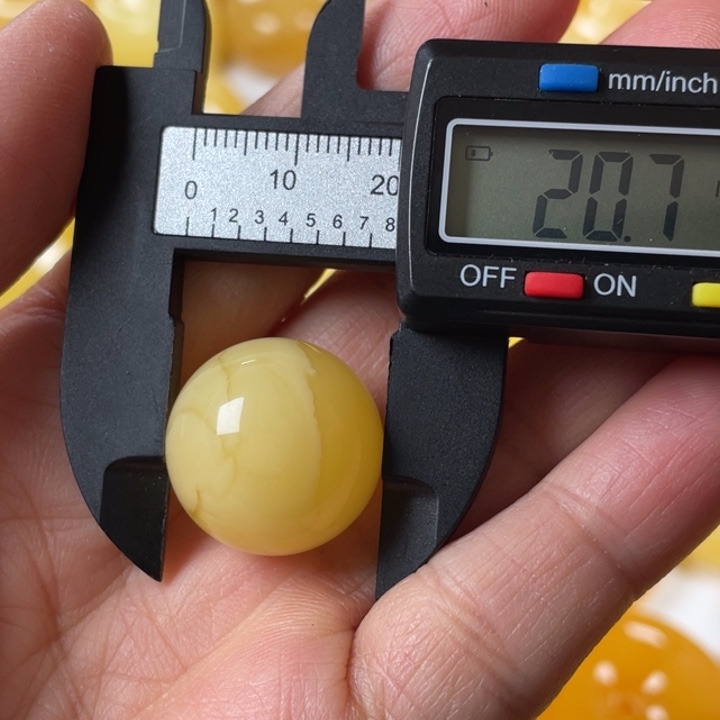 裸石蜜蜡未镶嵌蜜蜡圆珠