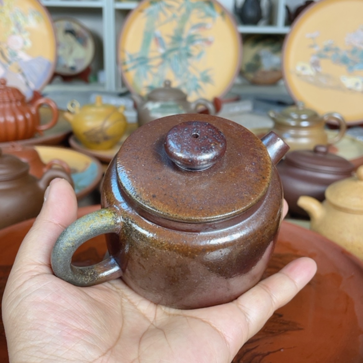 【闪购商品】手工柴烧紫砂壶…………