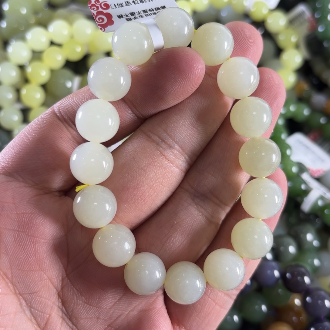 和田玉手链未镶嵌W38