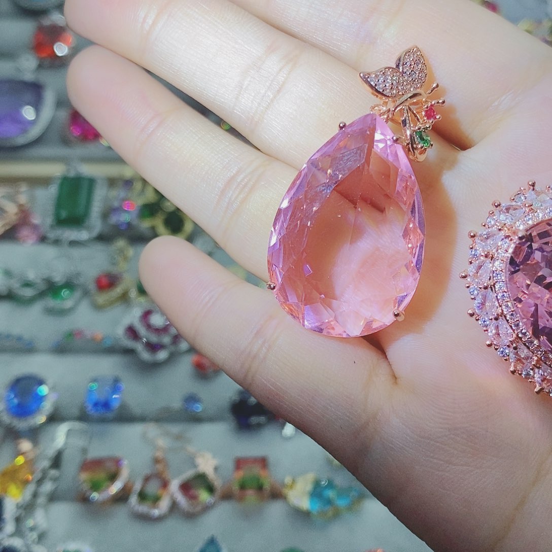 【闪购商品】托帕石耳饰银S925镶嵌