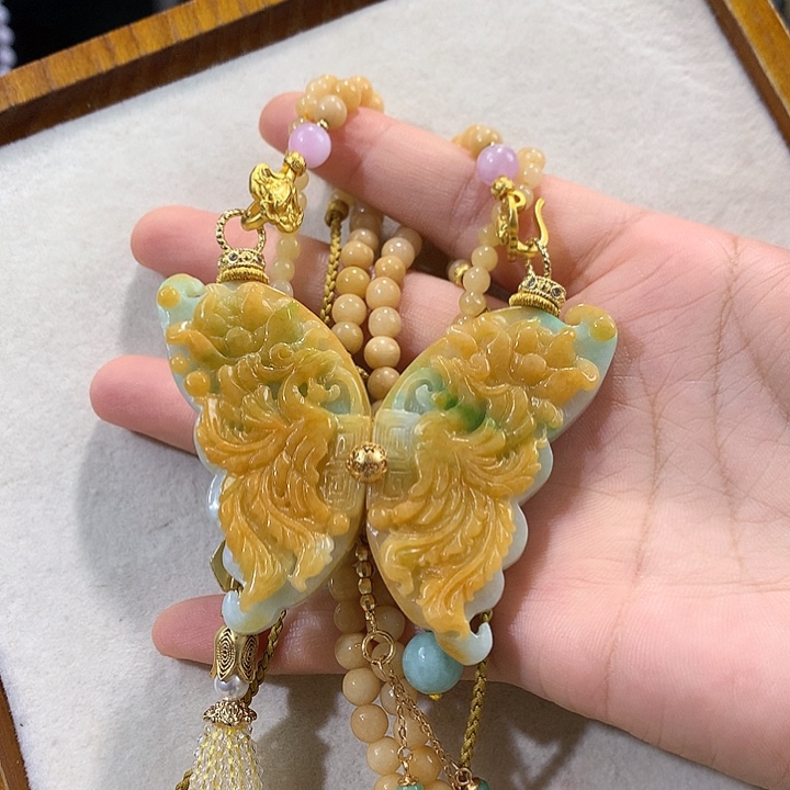 翡翠未镶嵌颈饰翡翠吊坠