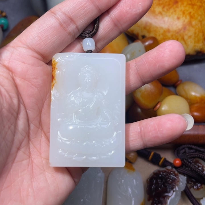 和田玉挂件未镶嵌J**洲