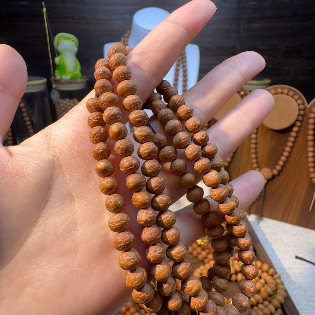吊坠凤眼菩提国产酸枣核精品108颗脖挂