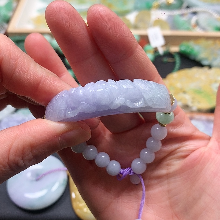 翡翠手链未镶嵌手串