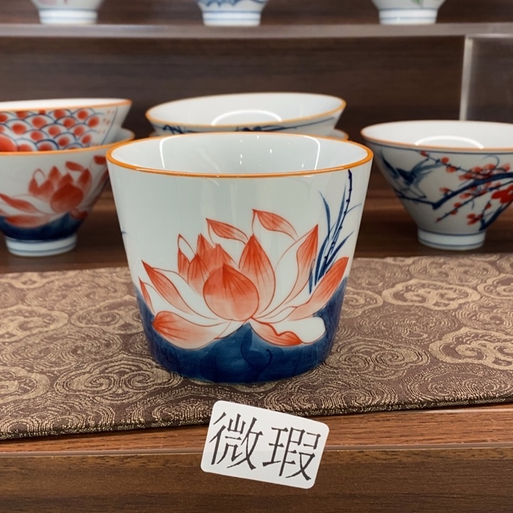 釉下老陶泥手工绘制