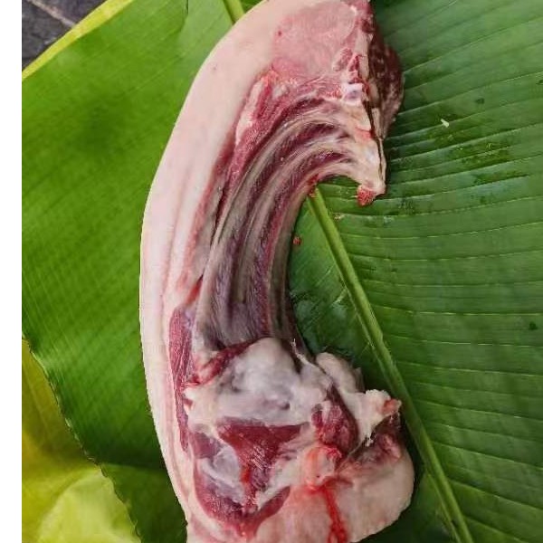 恩施农户家散养土猪肉[直播间现场称重]