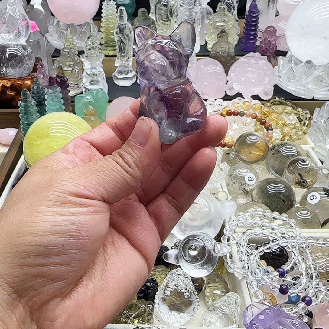 车挂水晶未镶嵌摆件