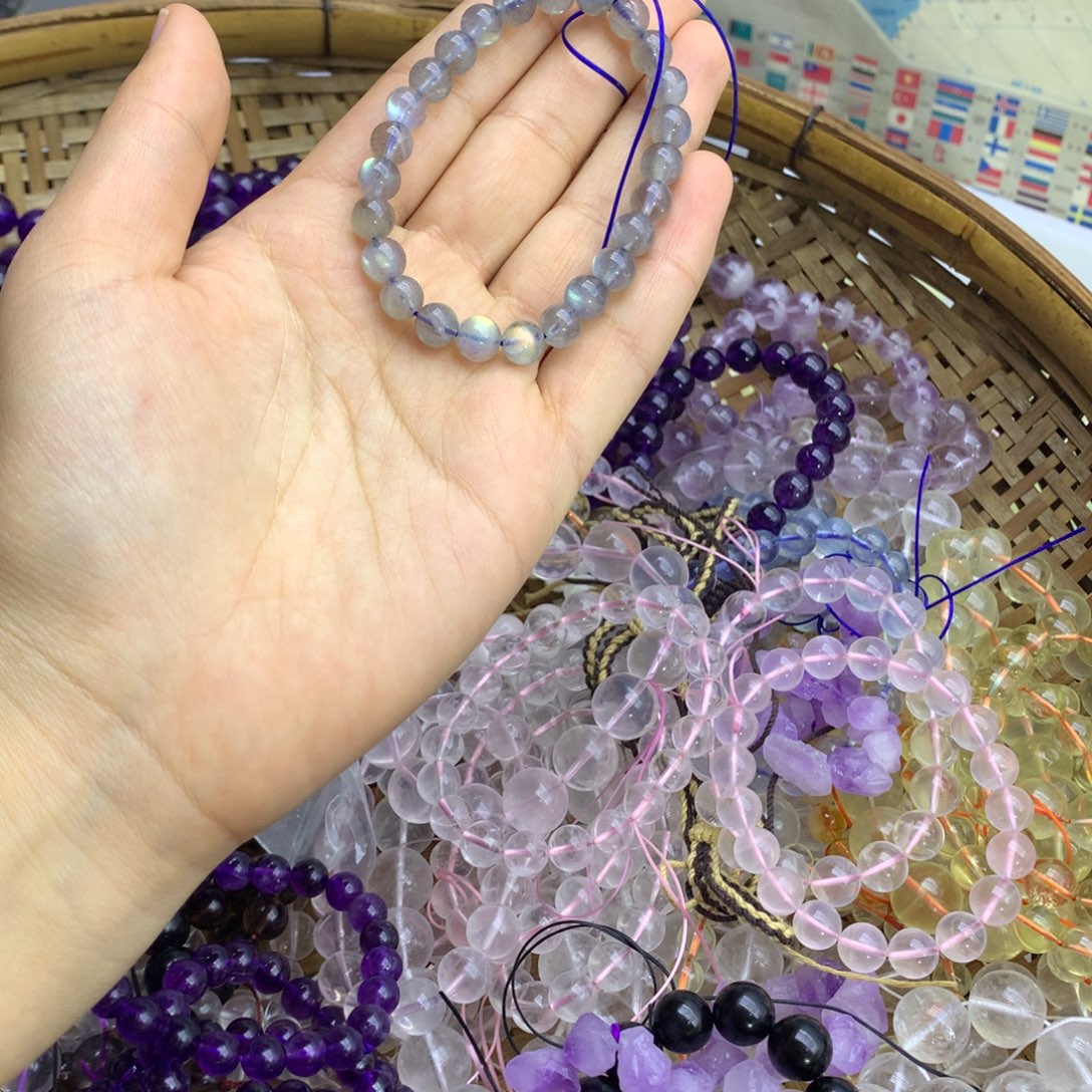 自***缘未镶嵌珠宝半成品水晶天然